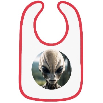 Discover Grey Alien Bibs