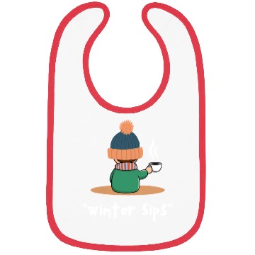 Discover Winter holiday graphic -Winter sips Bibs