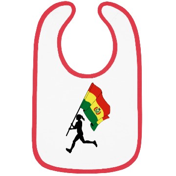 Discover Flag Bolivia woman running Bibs