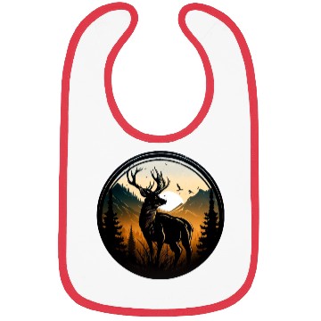 Discover Deer in forest Bibs