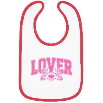 Discover Skeleton Hand Heart Lover Valentine's Day Design Bibs