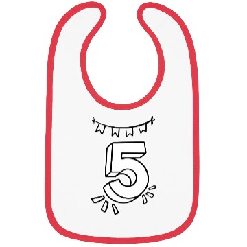 Discover Coloring Bibs: Number 5 – Creative Birthday Keeps