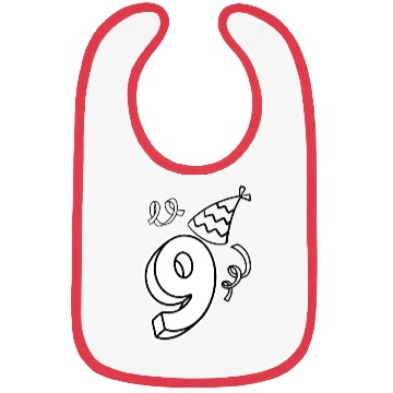 Discover Coloring Bibs: Number 9 – Creative Birthday Keeps