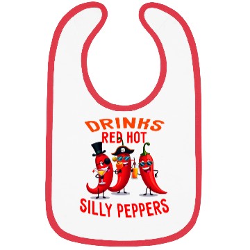 Discover drinks red hot silly peppers Bibs