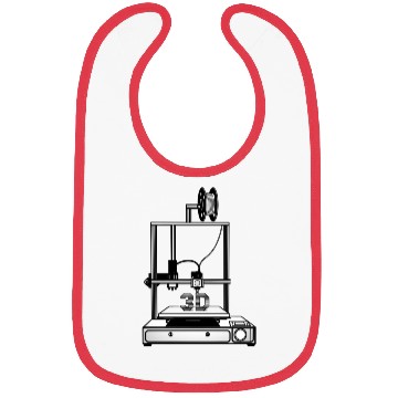 Discover 3D printer,Art For Men Women 3D Printing Printer Bibs