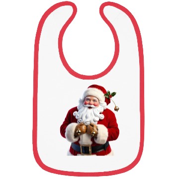 Discover Santa Claus Bibs