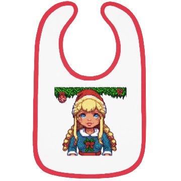 Discover Christmas girl #13 Bibs