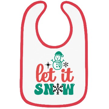 Discover let it snow Bibs