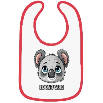 Discover Cute Koala - I Don’t Care Bibs