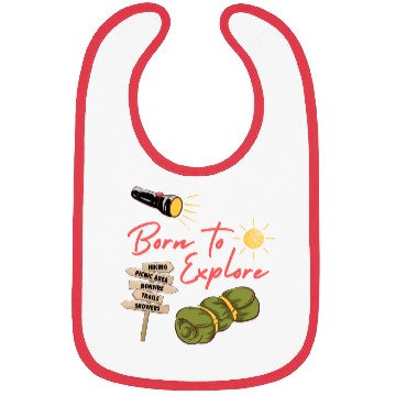 Discover Classic Born To Explore Bibs