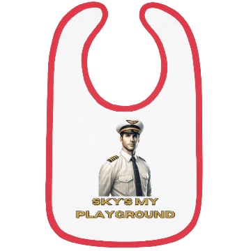 Discover Sky's My Playground - Bibs for Pilots
