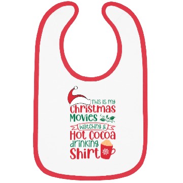 Discover Christmas Movies Watching and Hot Cocoa Drinking Bibs
