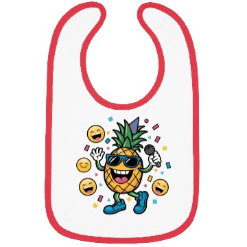 Discover Pineapple Fruit Is Singing Bibs