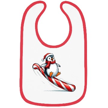 Discover Penguin Candy Fun Bibs