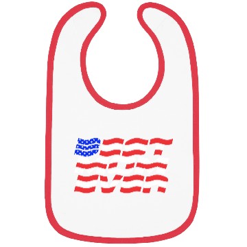 Discover Best Mom ever US Flag Bibs