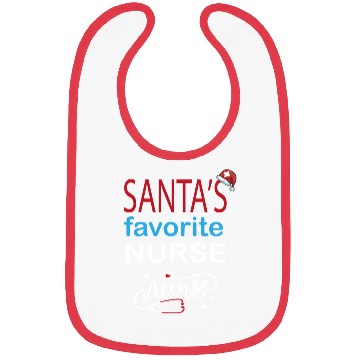 Discover Christmas SANTA'S FAVORITE NURSE Bibs