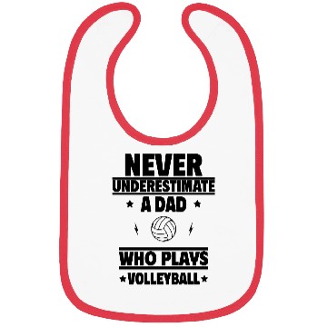 Discover Never Underestimate a Dad Who Plays Volleyball Bibs