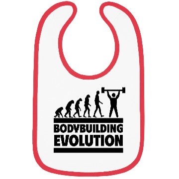Discover Bodybuilding Evolution - Perfect for Fitness Fans Bibs