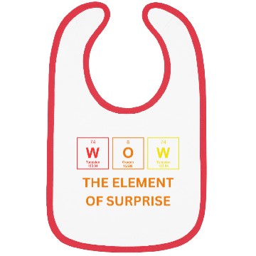 Discover THE ELEMENT OF SURPRISE Bibs