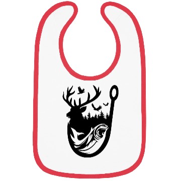 Discover Deer Hook Fish Bibs