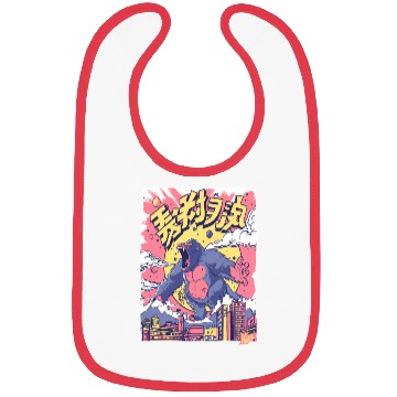 Discover Kaiju Gorilla – Neon City Rampage Bibs