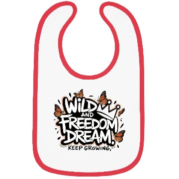 Discover Butterfly Design Bibs