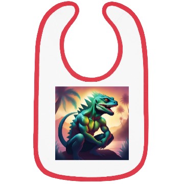 Discover Mutant Lizard Man Bibs