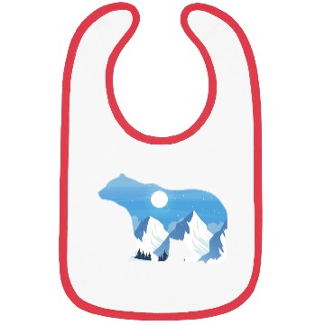 Discover BEAR MOON MOUNTAIN SNOW Bibs