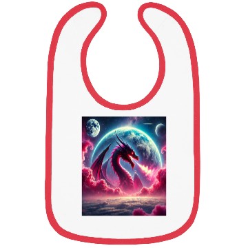 Discover The humble dragon-Digital art Bibs