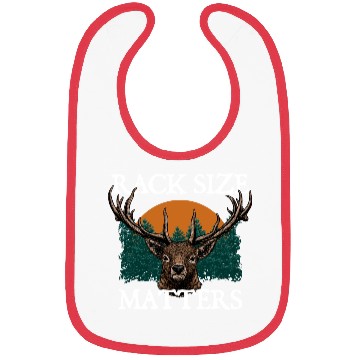Discover Rack Size Matters Deer Hunting Elk Hunter Memes Bibs