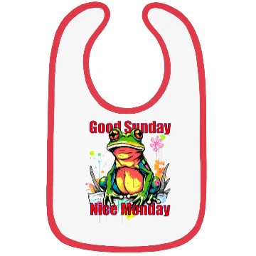 Discover Lazy Frog Artwork Bibs