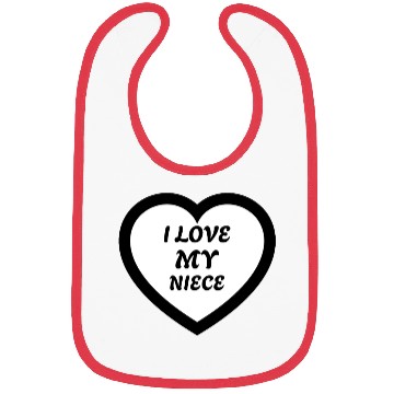 Discover I love my Niece Bibs