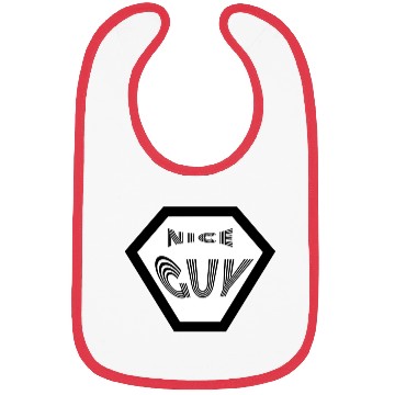 Discover NICE GUY nerd boring single nice guy Bibs