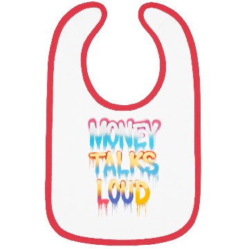 Discover Money Talks Art Bibs