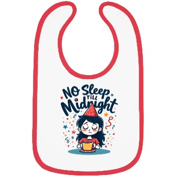 Discover No Sleep Till Midnight Bibs