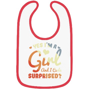 Discover Programmer Girl Bibs