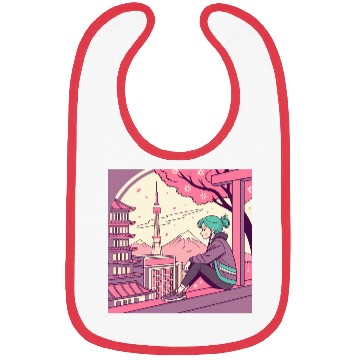 Discover Blossom Breeze: Tokyo Girl Embracing a Tranquil Bibs