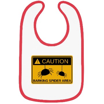 Discover Caution Barking Spider Area Barking Spiders MEME Bibs