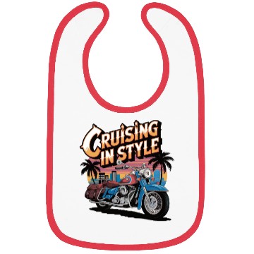 Discover Cool motorcycle lover Bibs