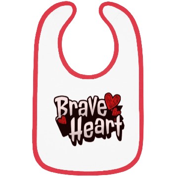 Discover Brave Heart - Courageous Warrior Bibs