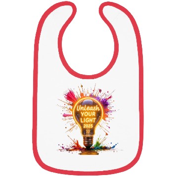 Discover A large starburst glowing in neon light with 2025 Bibs