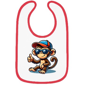 Discover monkey 2 dtf Bibs