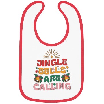 Discover Jingle Bells Are Calling Bibs