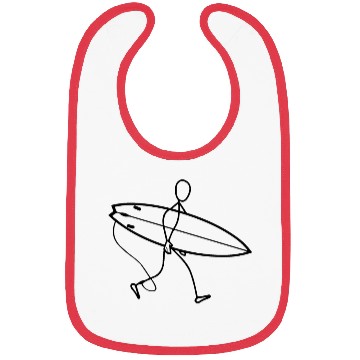 Discover Surfer walking with surfboard Bibs