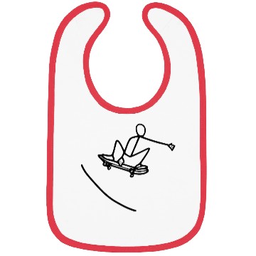 Discover Skater skating on skateboard Bibs