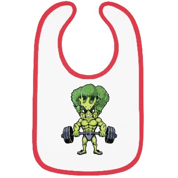 Discover funny broccoli gym bodybuilding Bibs