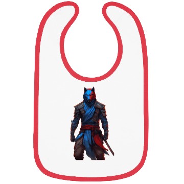 Discover Samurai wolf Bibs