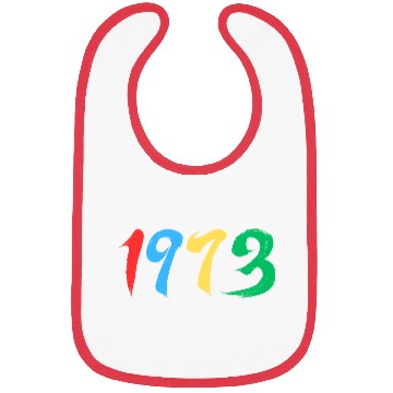 Discover 1973, 50th birthday Bibs