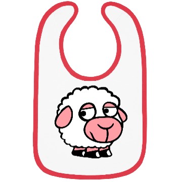 Discover Sheep Sad Shy Introverted Unhappy Look Sideways Bibs