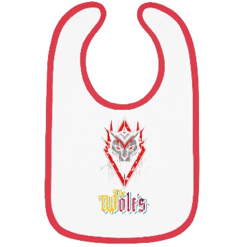 Discover The Wolves Red Fang Emblem Bibs